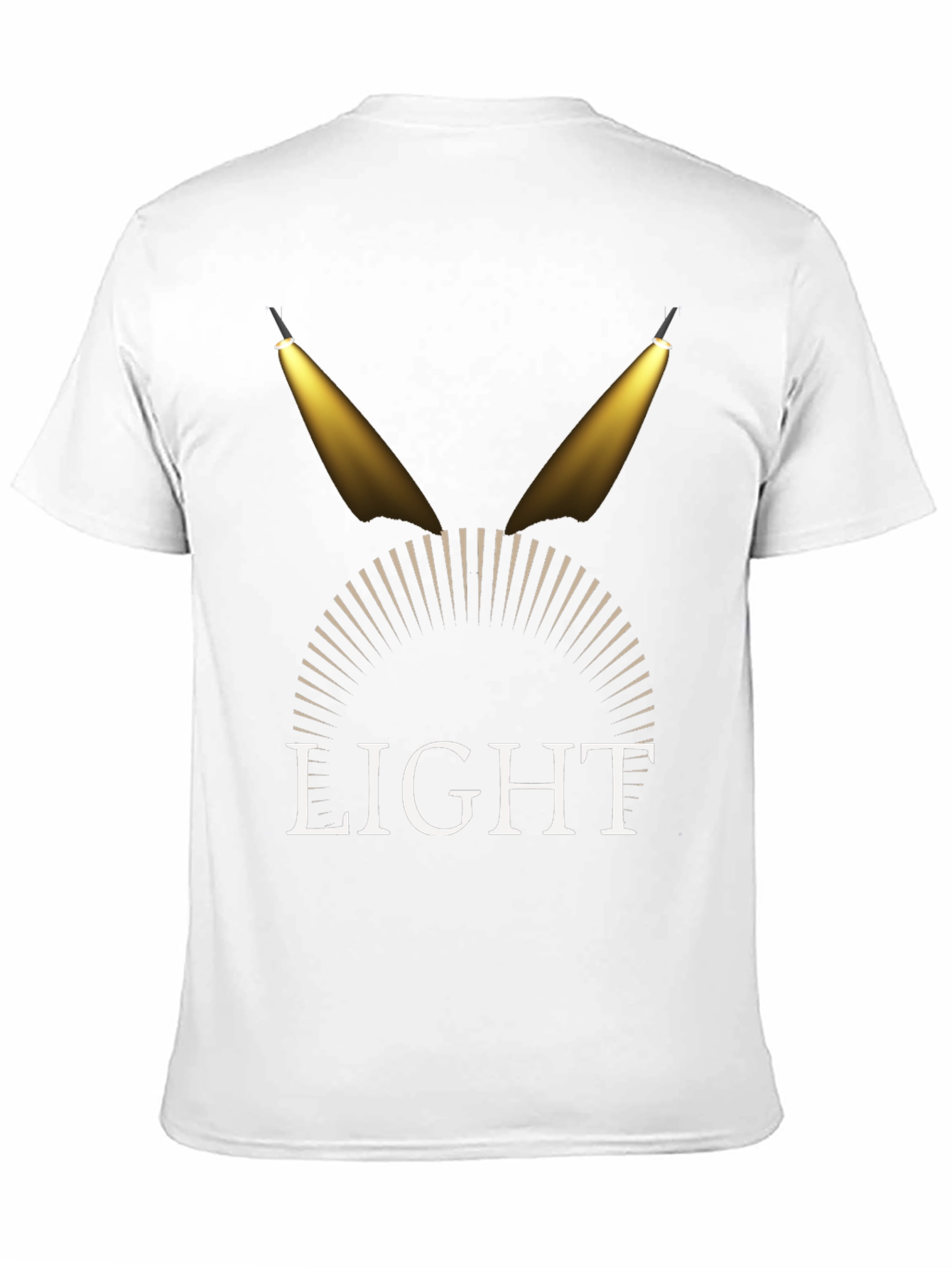 Spotlight Graphic Tee - Stylish Mens Black T-Shirt