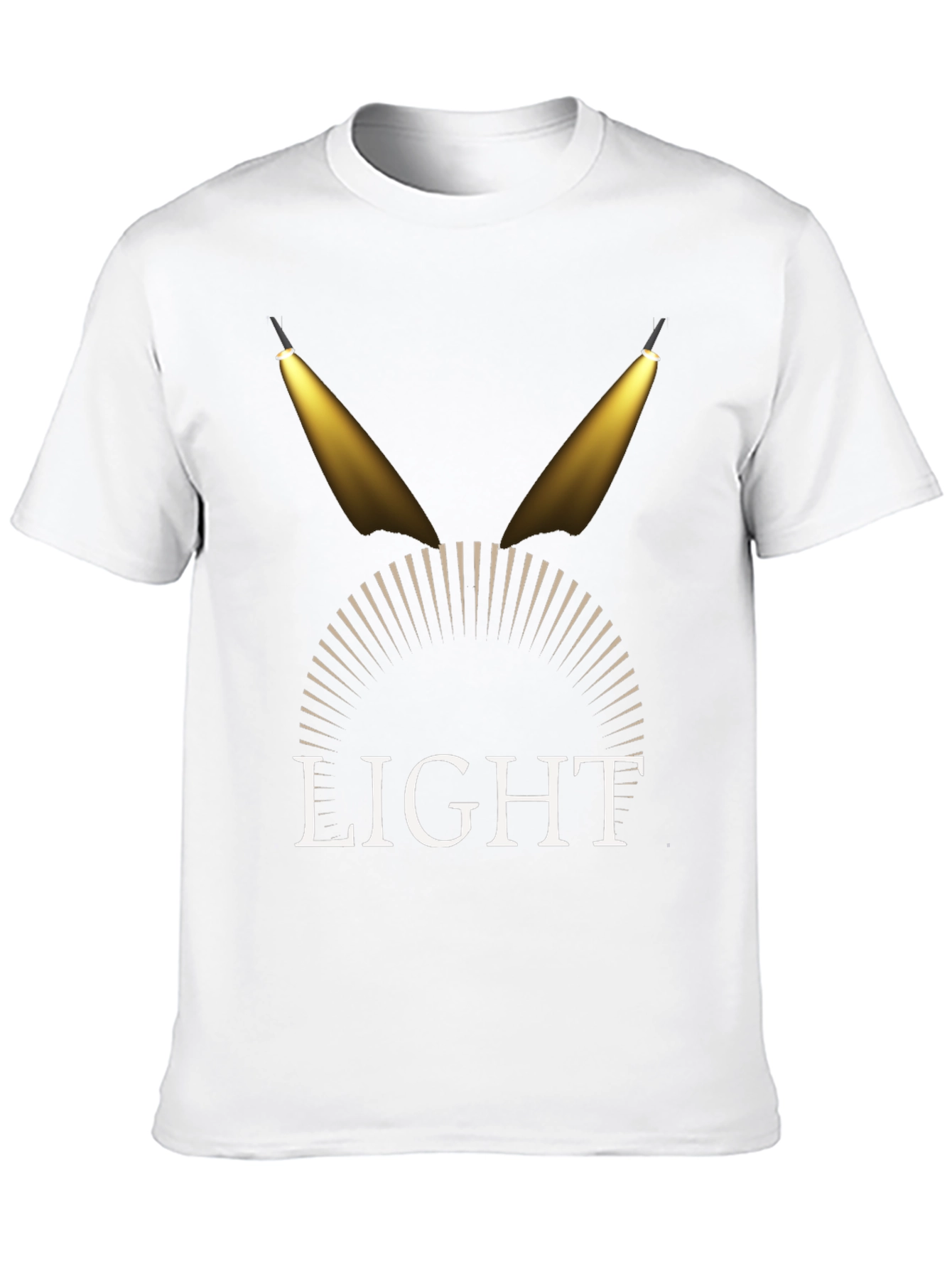 Spotlight Graphic Tee - Stylish Mens Black T-Shirt