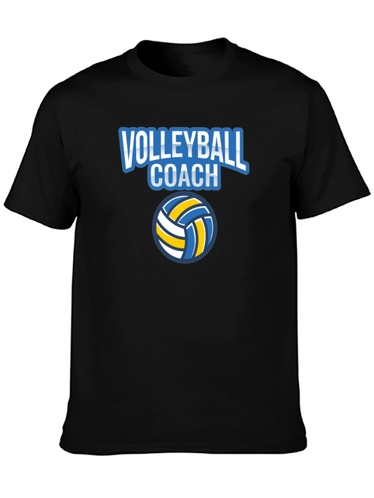 Volleyball Coach Graphic T-Shirt
