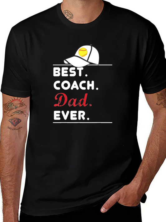 Best Coach Dad Ever T-Shirt