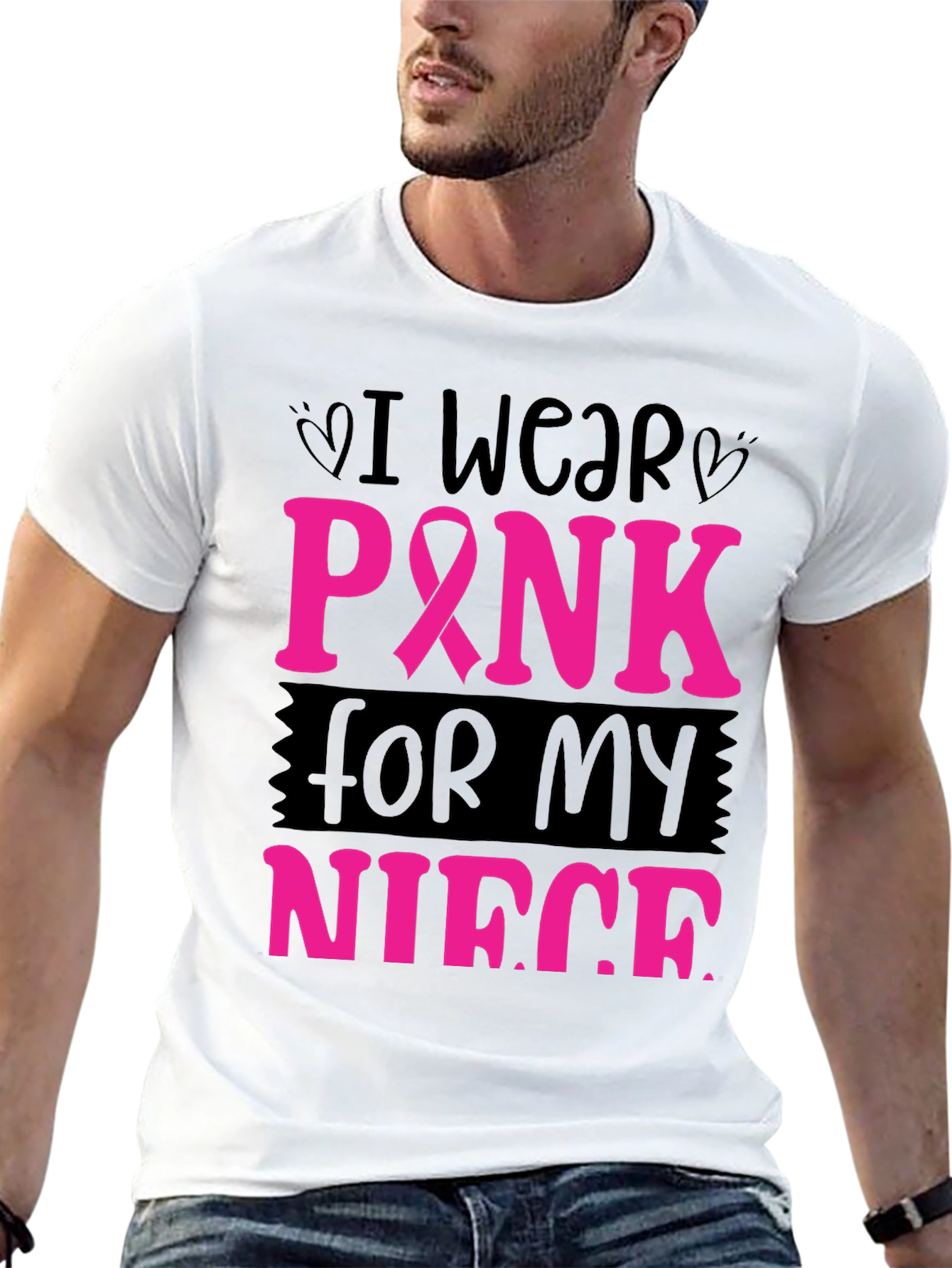 Pink Ribbon Aunt/Uncle T-Shirt