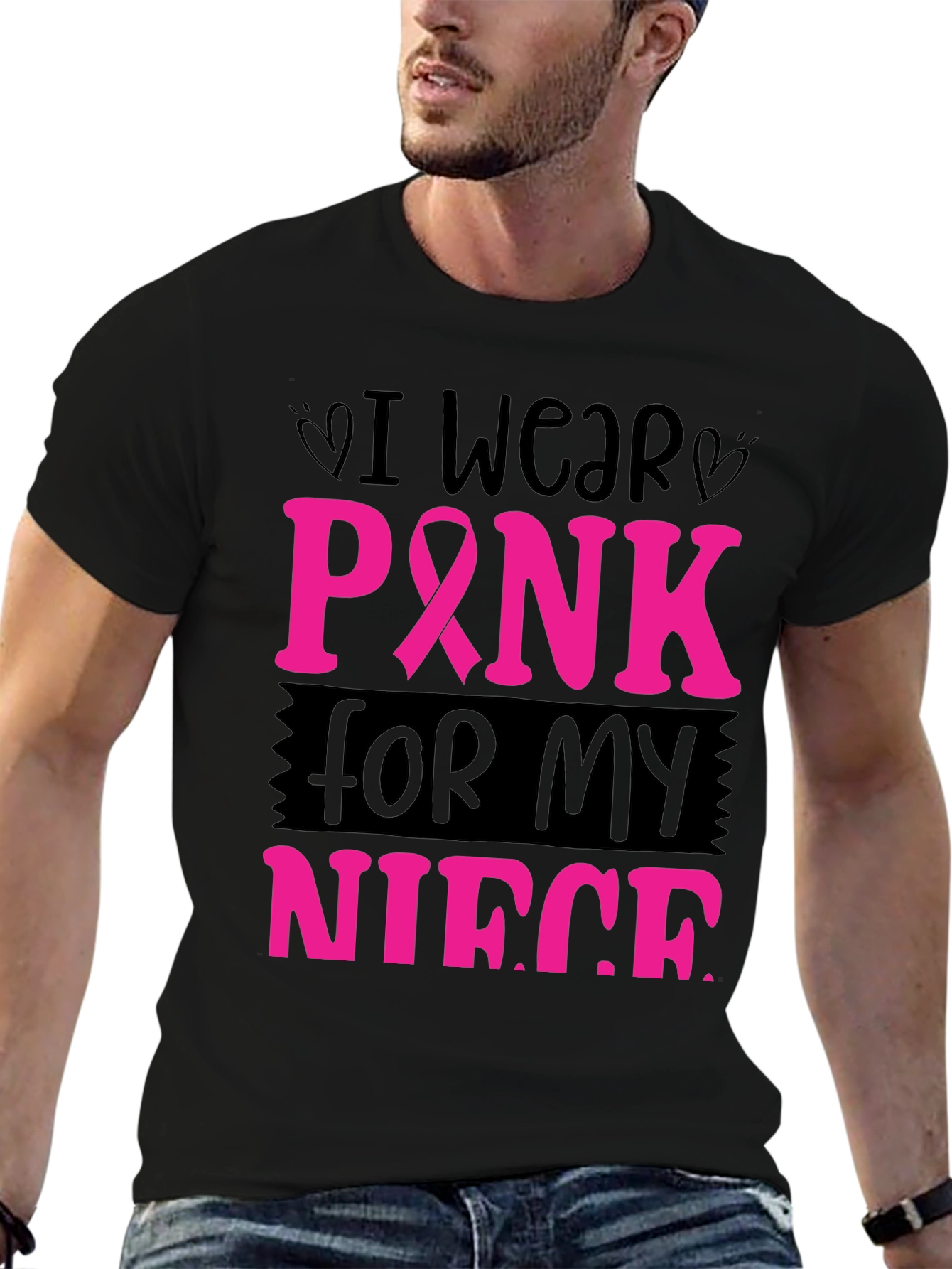 Pink Ribbon Aunt/Uncle T-Shirt