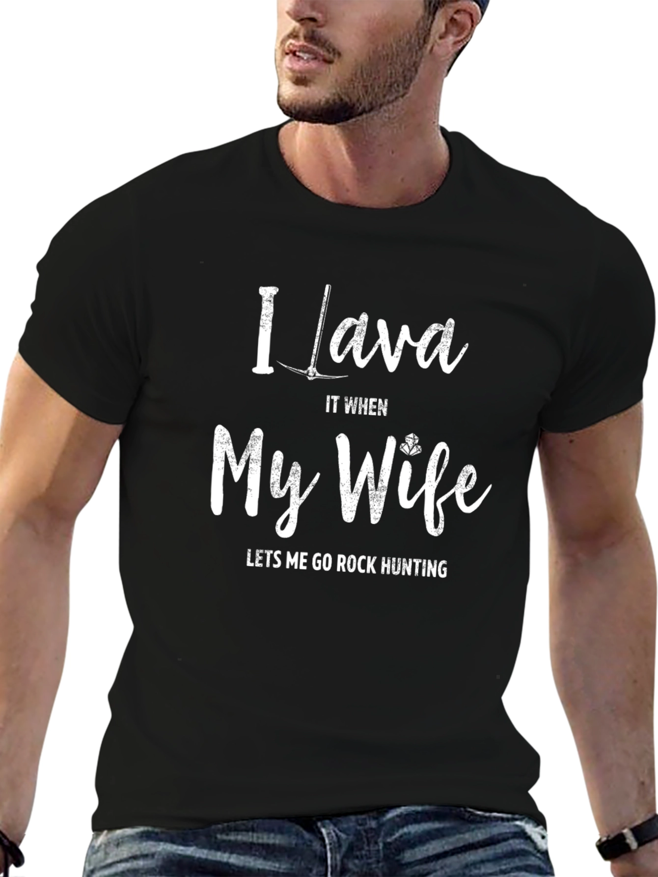 I Lava Rock Hunting T-Shirt
