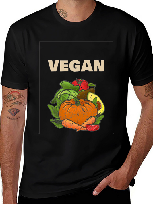 Vegan T-Shirt: Fresh Vegetable Design