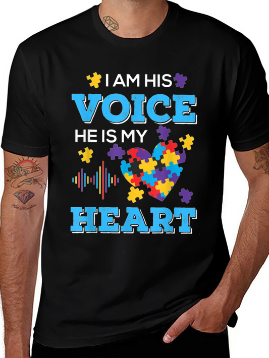 Autism Awareness T-Shirt - I am his Voice