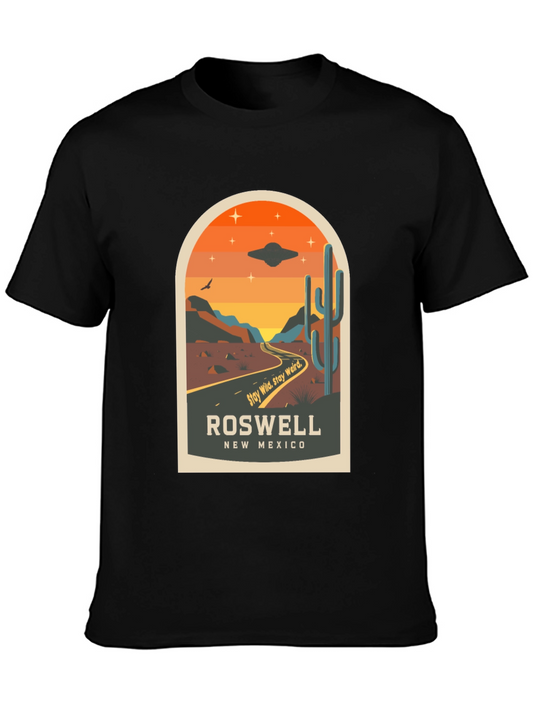 Roswell New Mexico UFO Desert T-Shirt