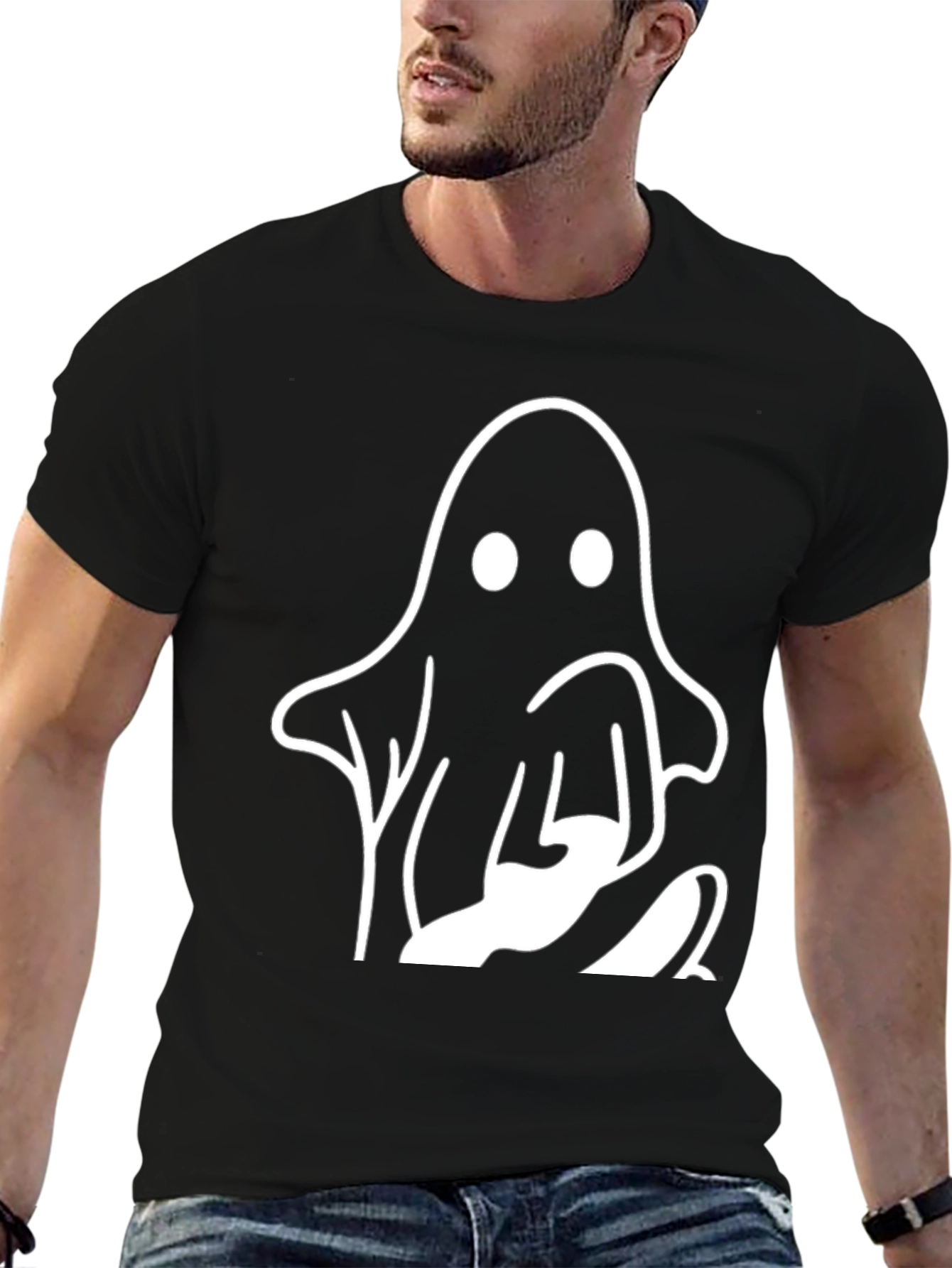 Ghost Graphic T-Shirt - Spooky Season