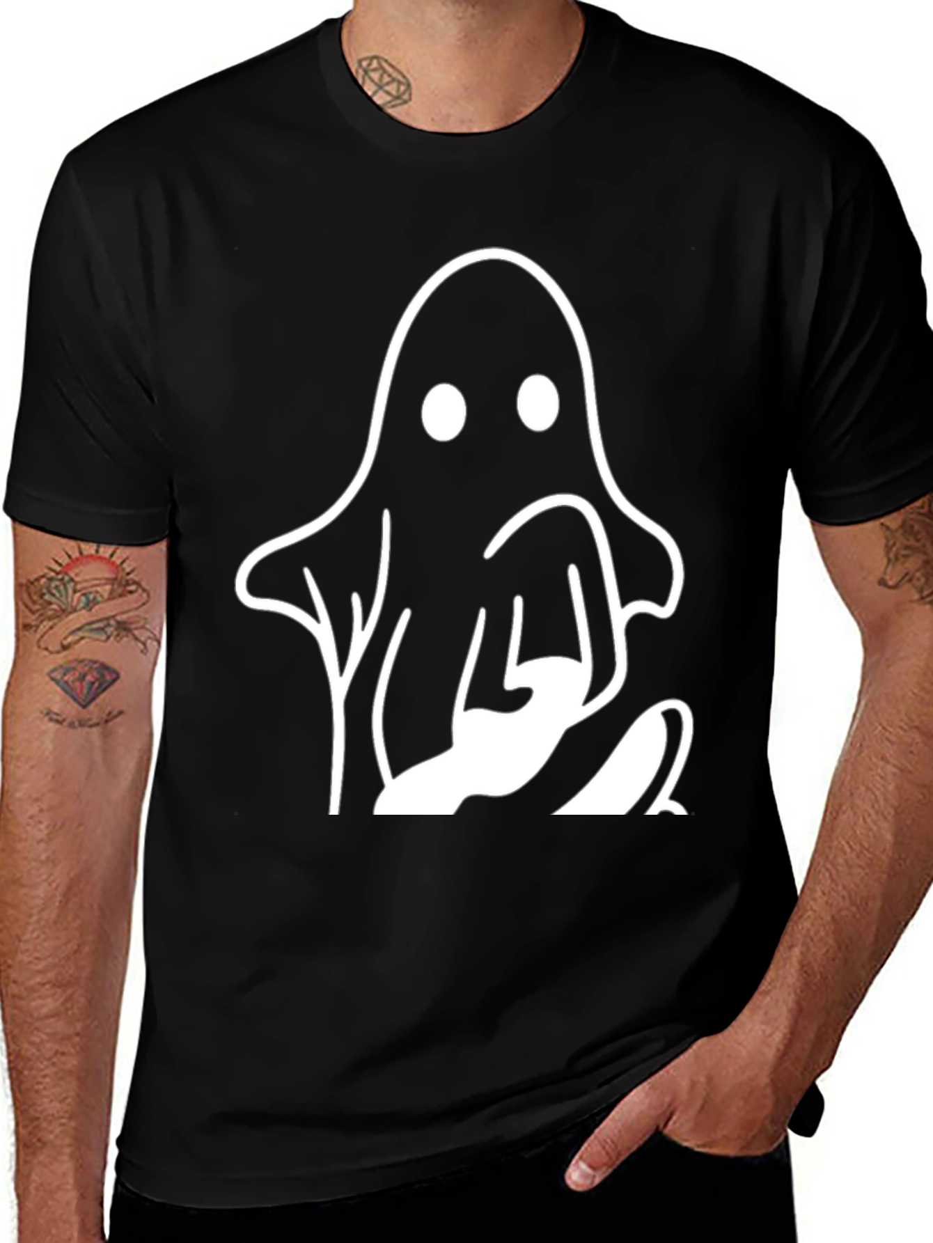 Ghost Graphic T-Shirt - Spooky Season