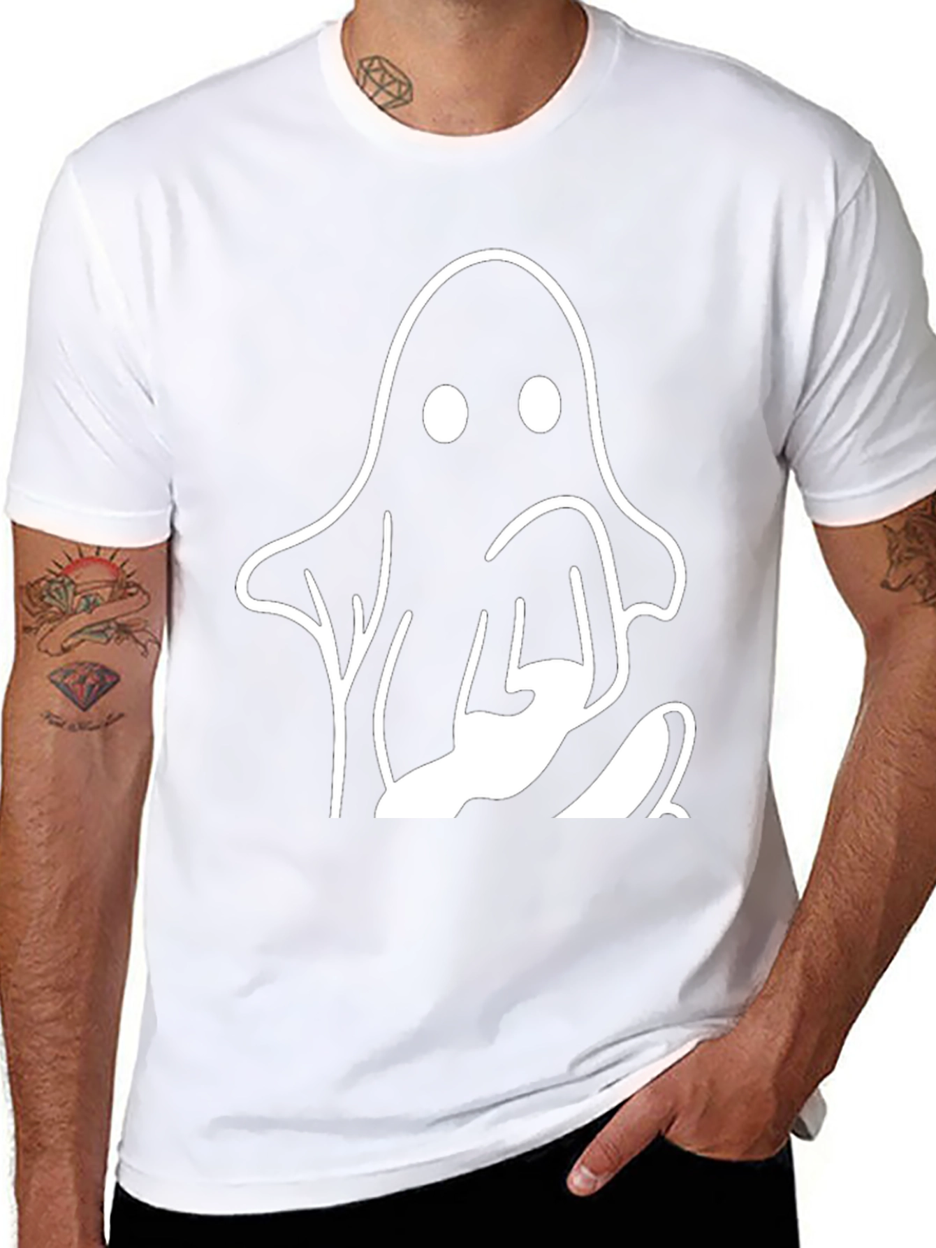 Ghost Graphic T-Shirt - Spooky Season