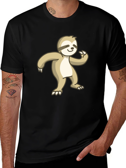 Sloth Dance T-Shirt - Comfy Black Tee