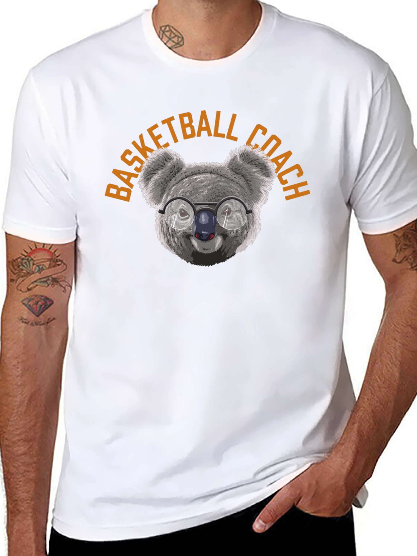 Basketball Coach Koala Bear T-Shirt