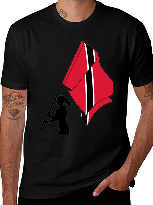 Trinidad & Tobago Flag T-Shirt - Black