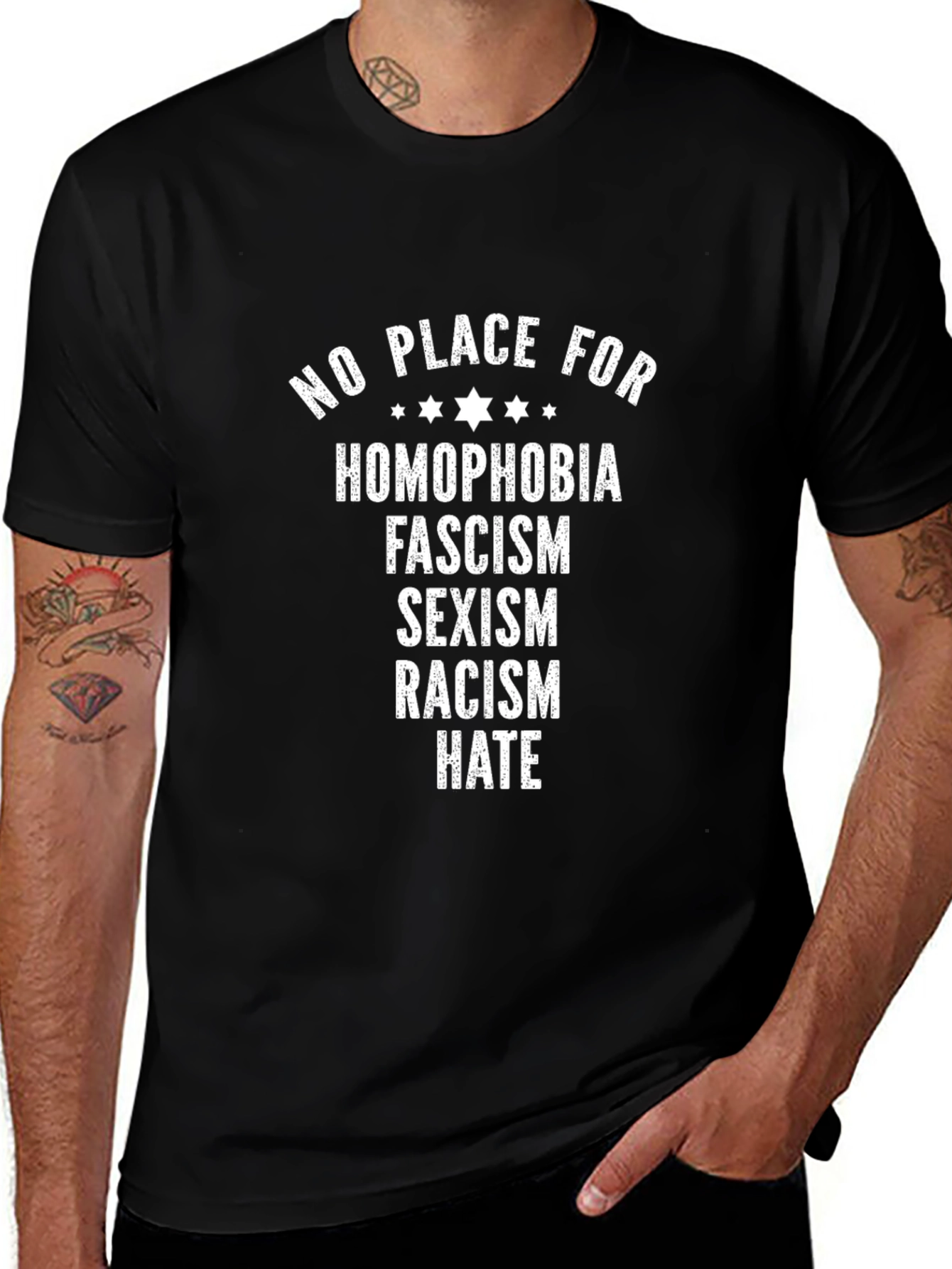 No Place for Hate T-Shirt - Anti-Discrimination