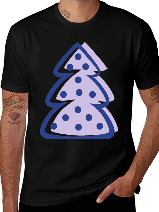 Holiday Tee: Polka Dot Christmas Tree Shirt