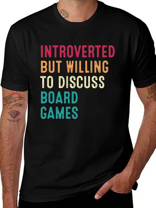 Introverted Board Games Graphic Tee