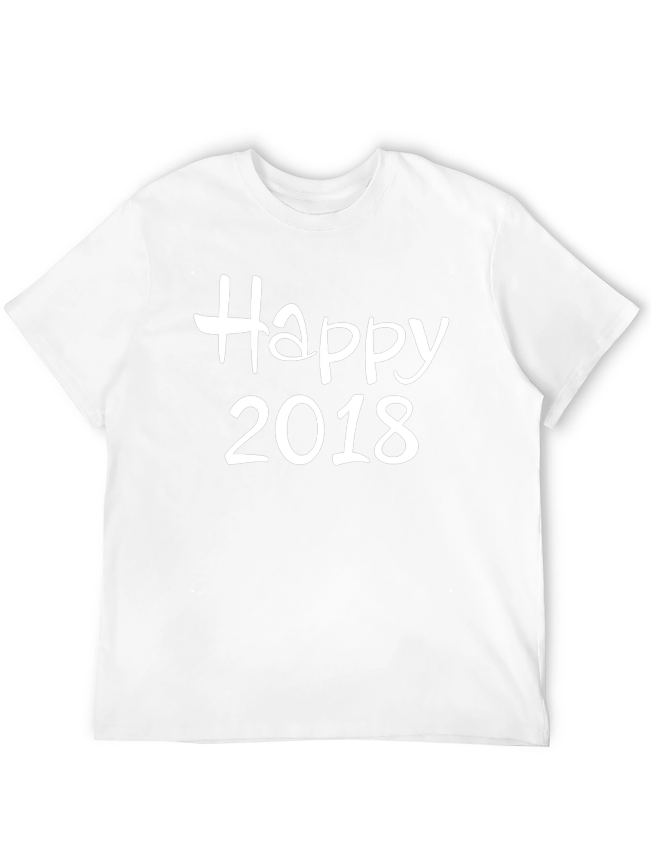 Happy 2018 Graphic Tee - Classic Black T-Shirt