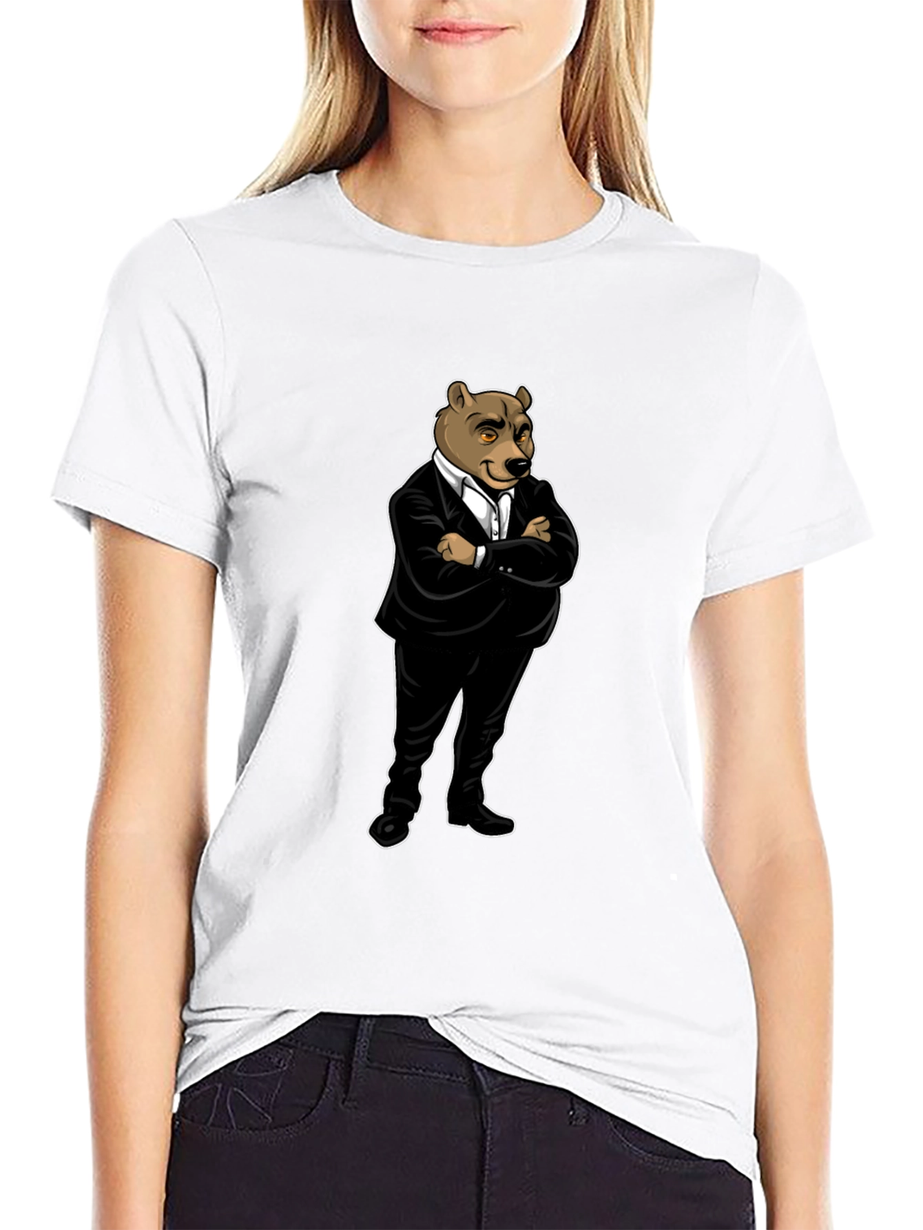 Bear Boss T-Shirt - Cool Animal Graphic Tee