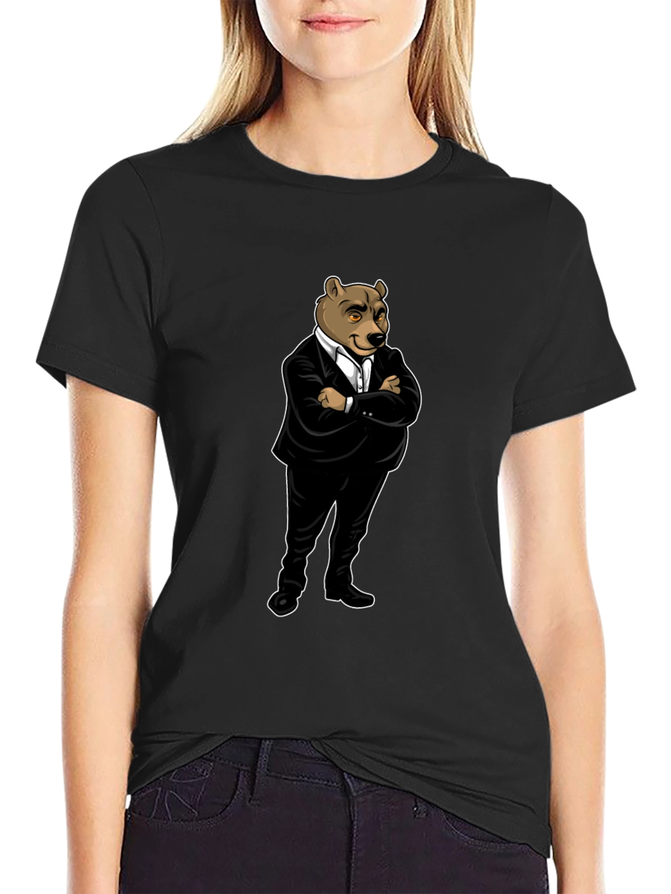 Bear Boss T-Shirt - Cool Animal Graphic Tee