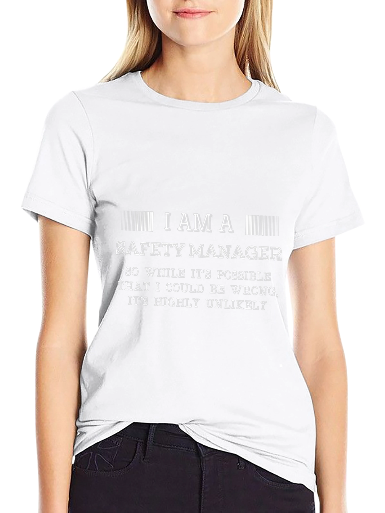 Safety Manager T-Shirt - Funny Job Title Tee