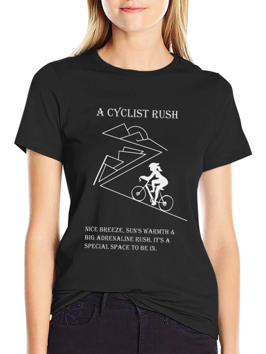 A Cyclist Rush Graphic Tee - Ride in Style
