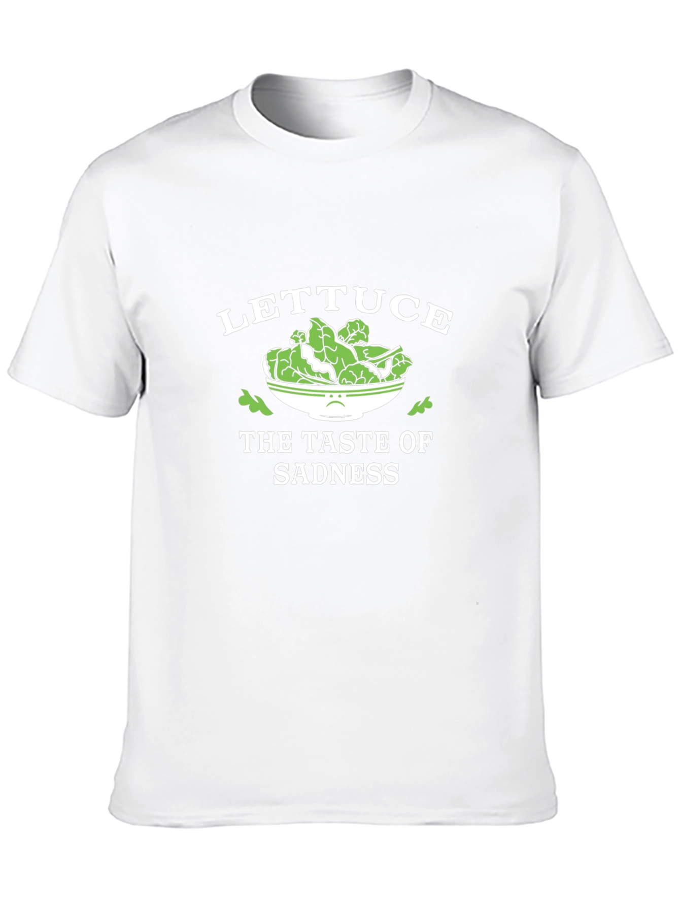 Lettuce Taste of Sadness Funny Graphic T-Shirt