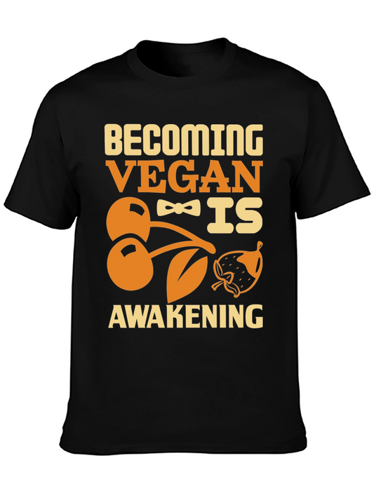 Vegan Awakening T-Shirt - Stylish Vegan Lifestyle Apparel