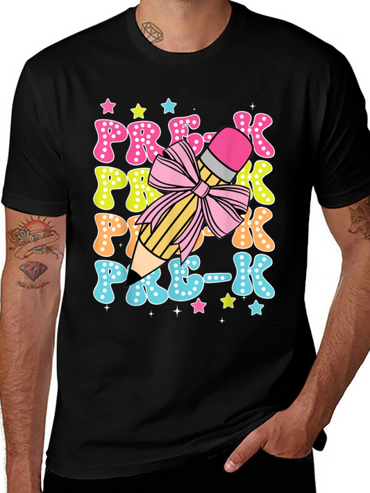 Pre-K Pencil Bow T-Shirt