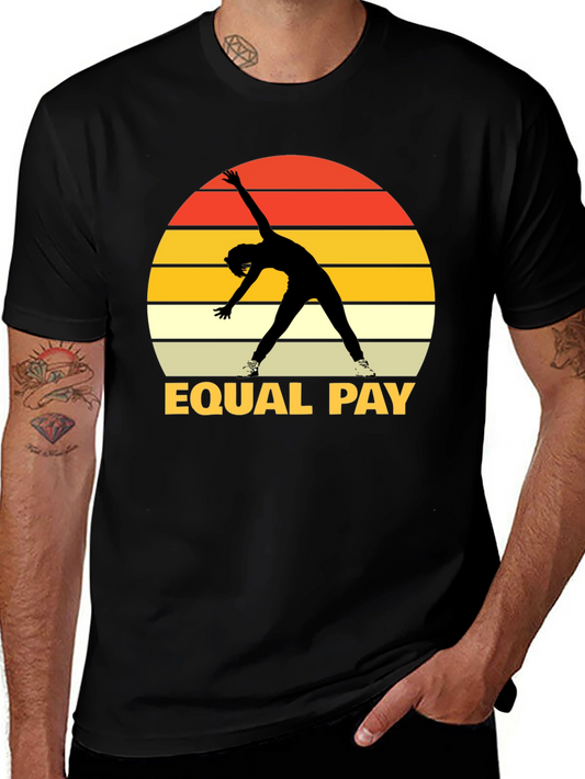 Equal Pay Graphic Tee - Sunset Design