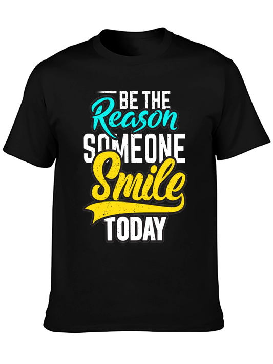 Be the Reason Smile Today Black Graphic Tee