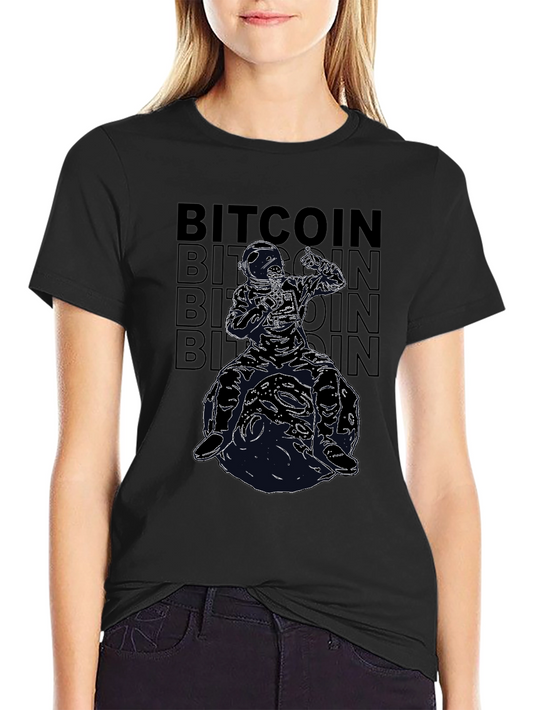 Bitcoin Astronaut Black T-Shirt