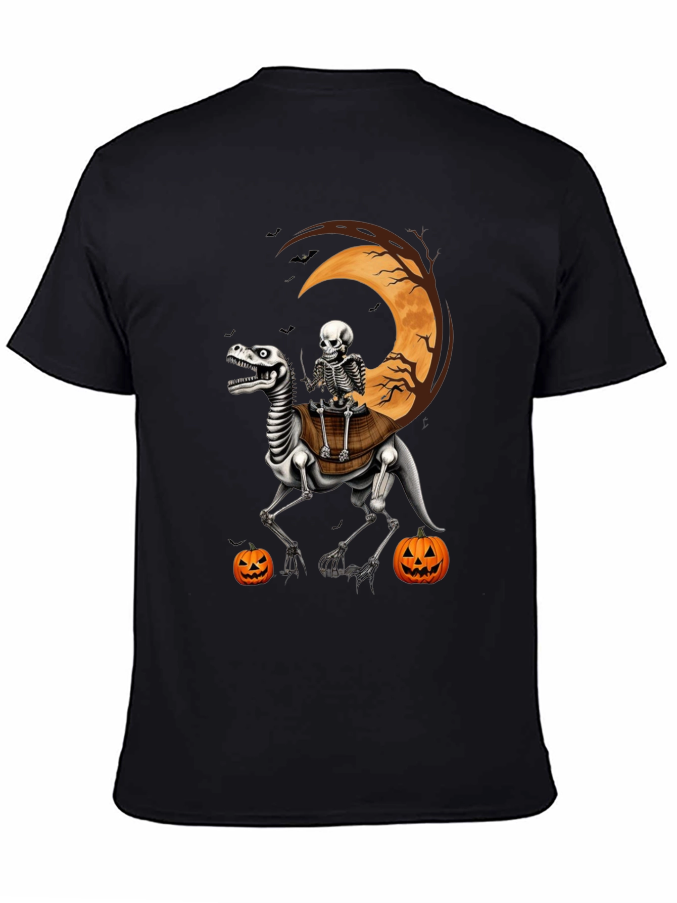 Halloween Skeleton Dinosaur T-Shirt
