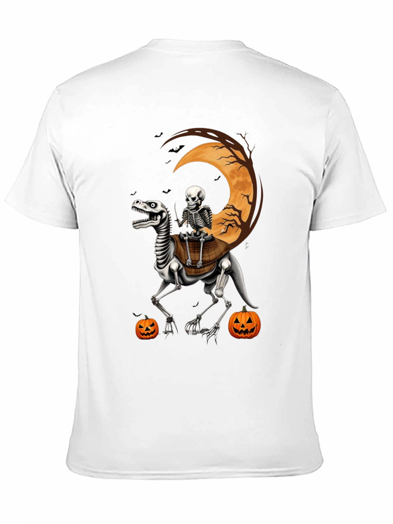 Halloween Skeleton Dinosaur T-Shirt