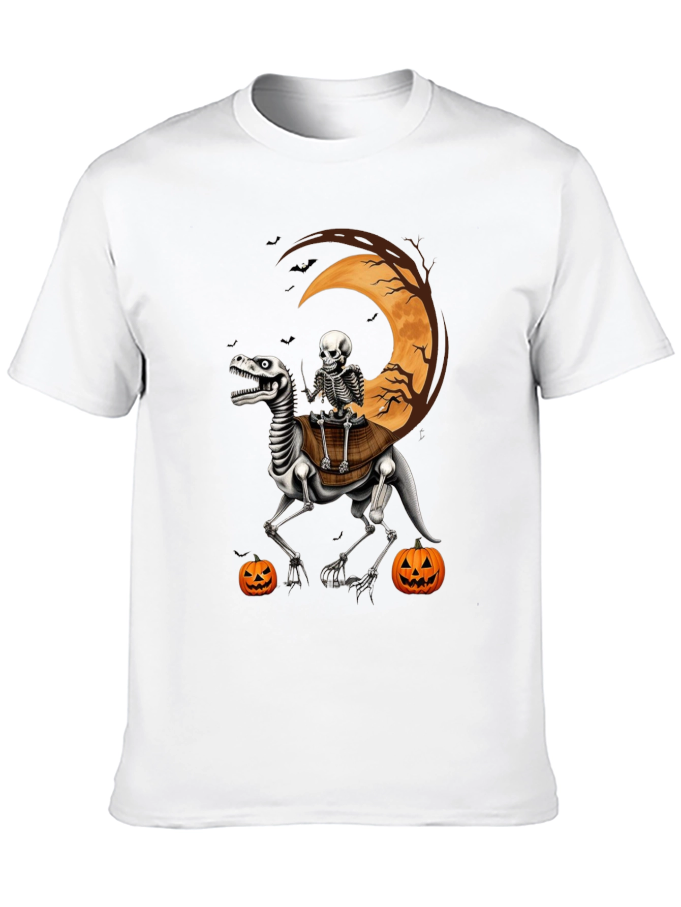 Halloween Skeleton Dinosaur T-Shirt