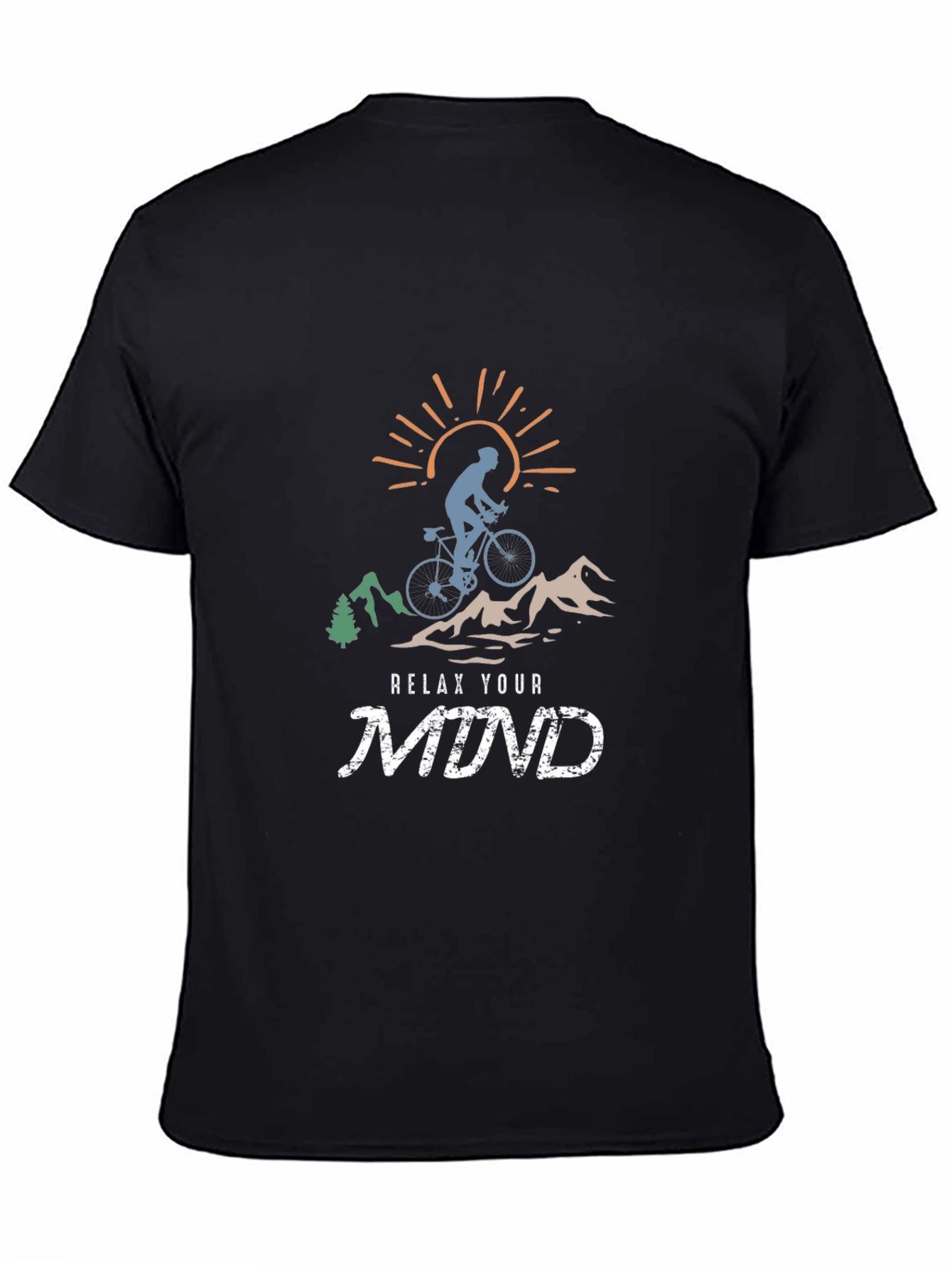 Relax Your Mind Mountain Biking T-Shirt
