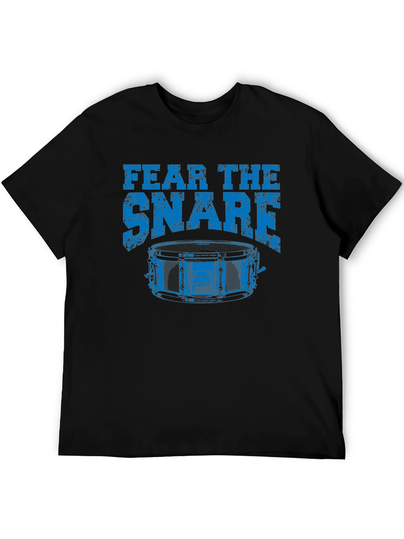 Fear the Snare Black Drummer T-Shirt