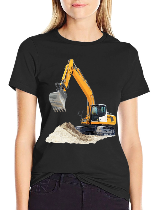 Excavator Graphic Tee - Black