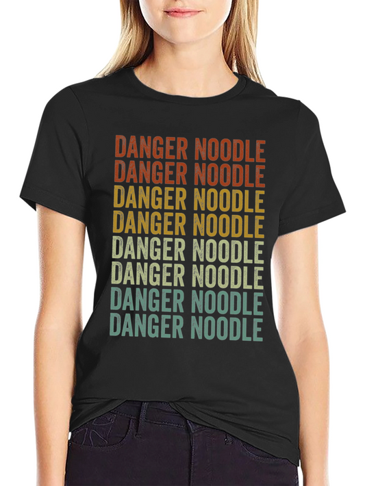 Retro Danger Noodle T-Shirt - Novelty Snake Tee