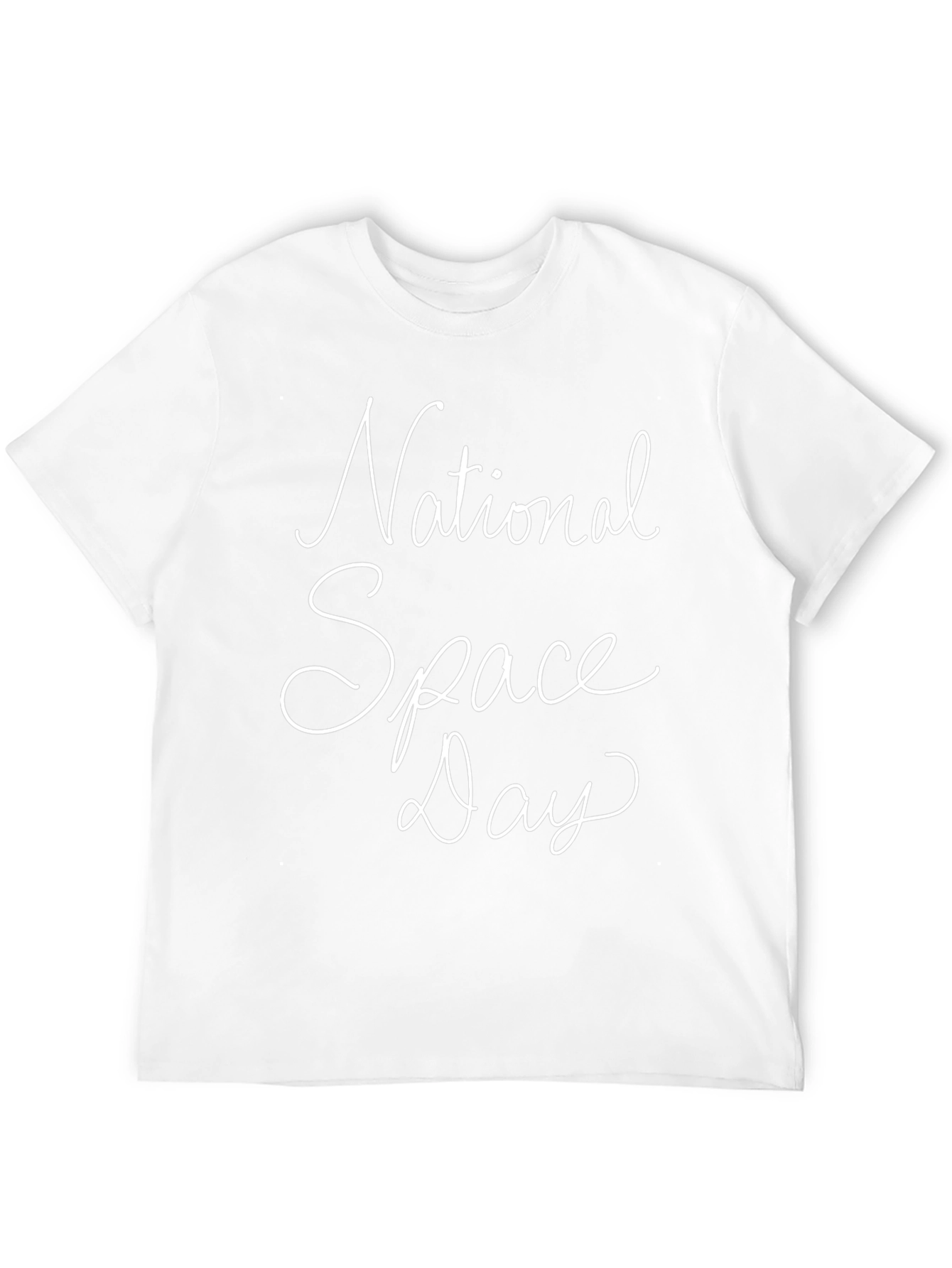 National Space Day Black T-Shirt