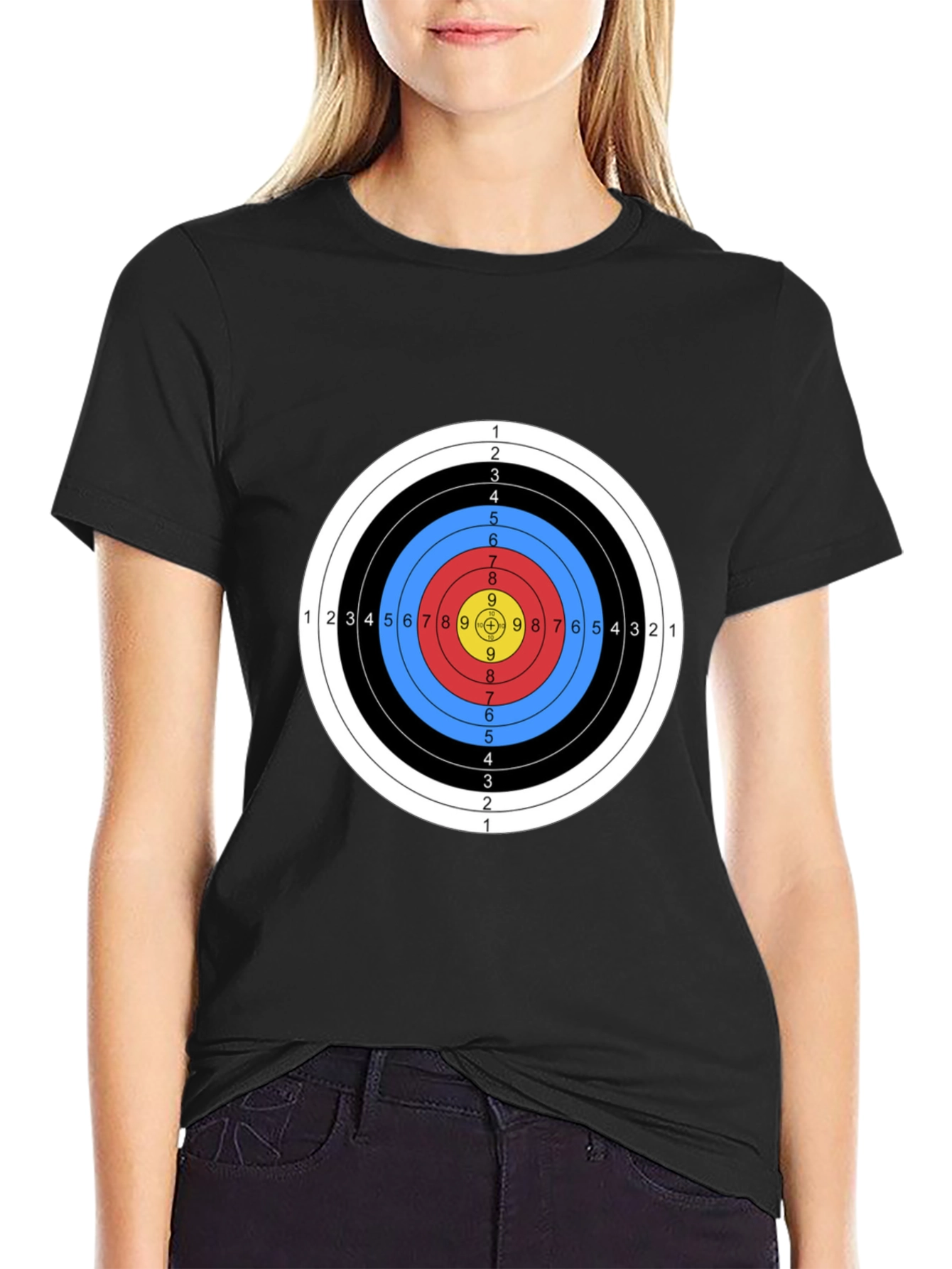 Archery Target T-Shirt - Bullseye Design