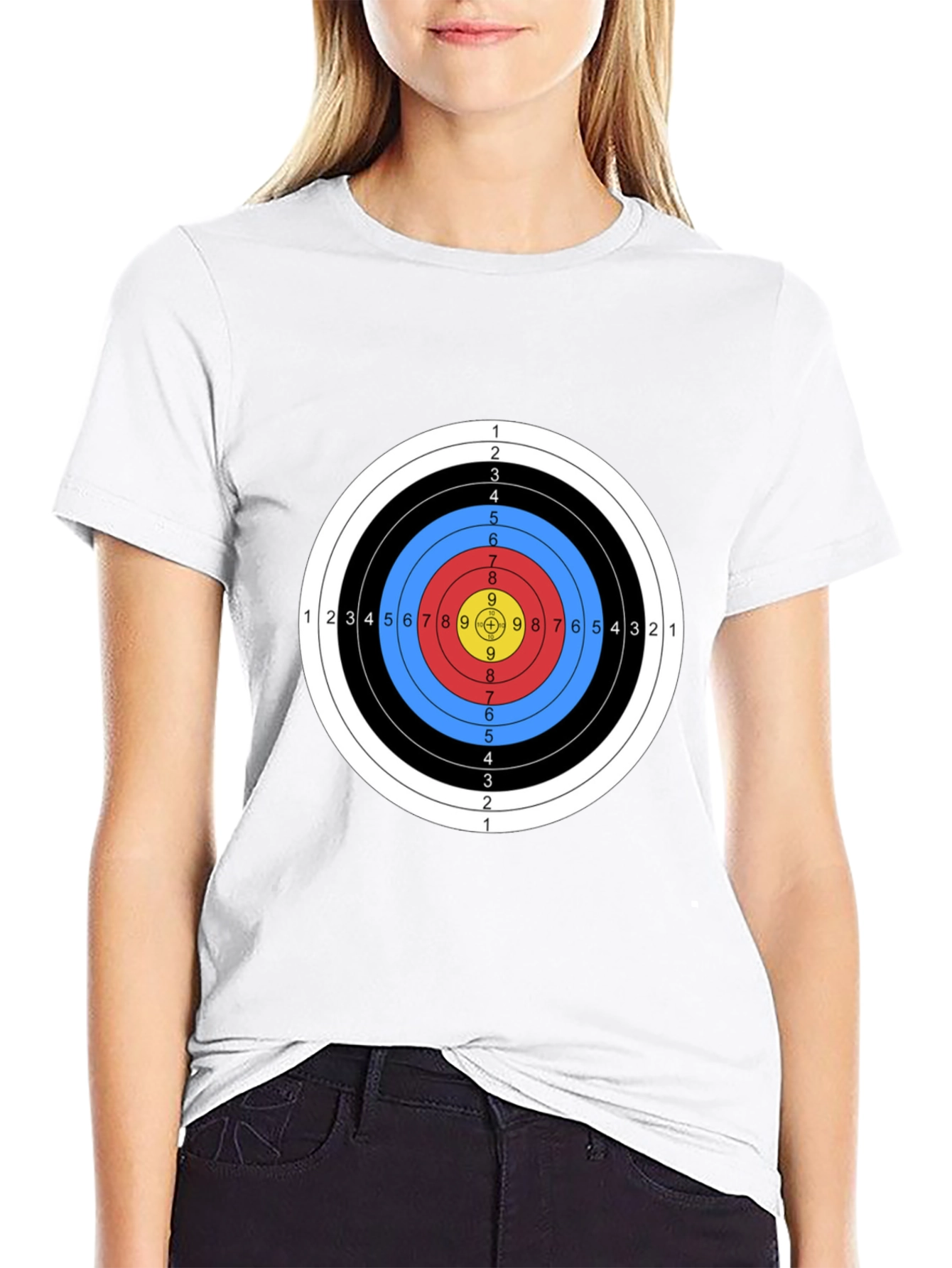 Archery Target T-Shirt - Bullseye Design