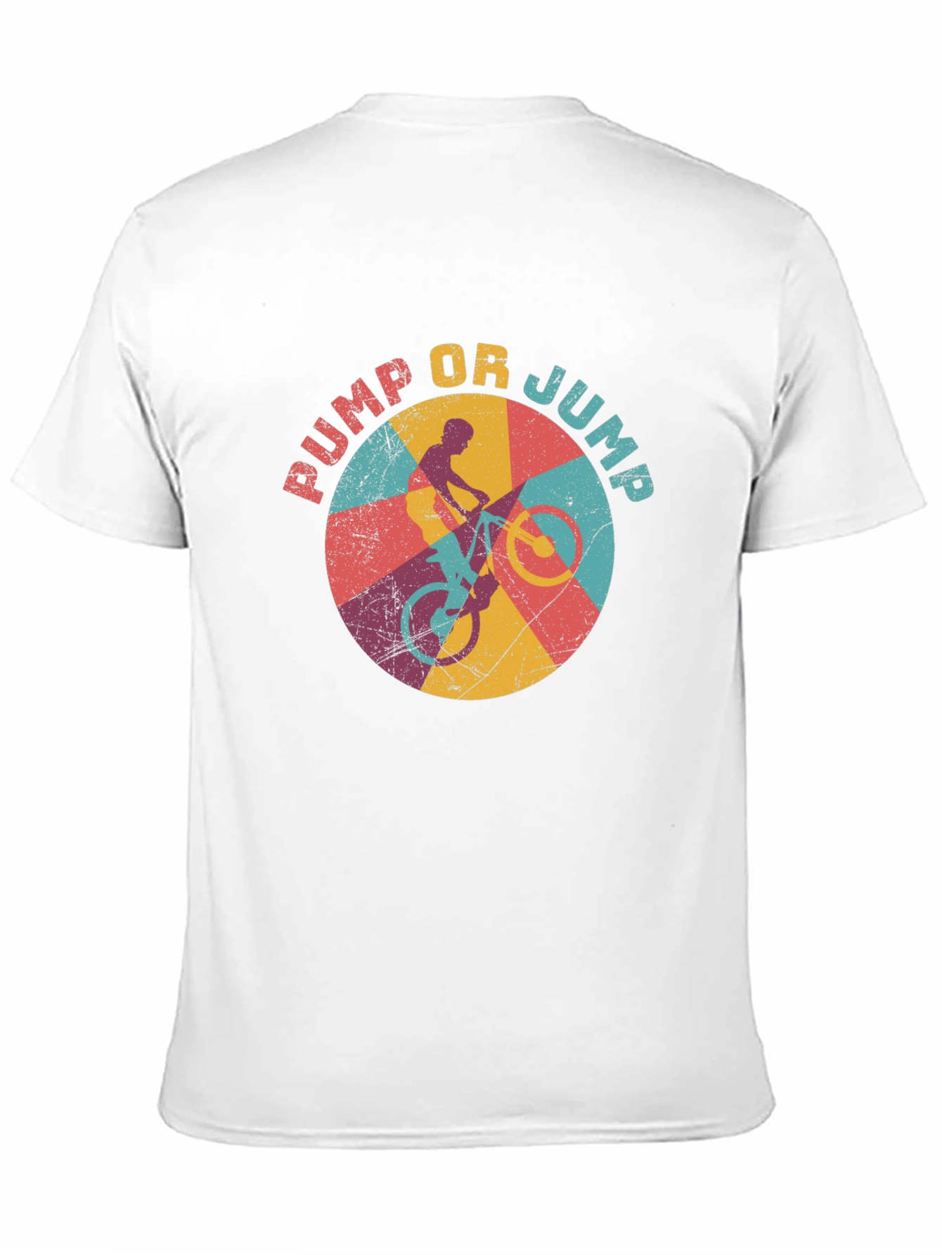 Pump or Jump Retro Cycling T-Shirt