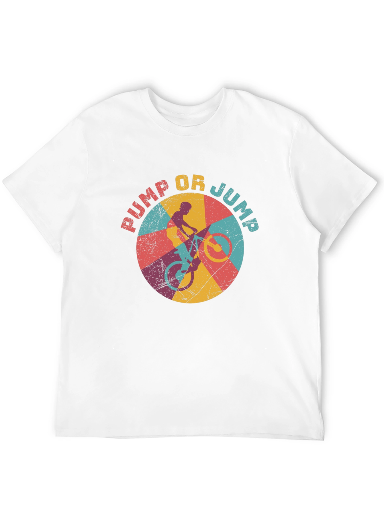 Pump or Jump Retro Cycling T-Shirt