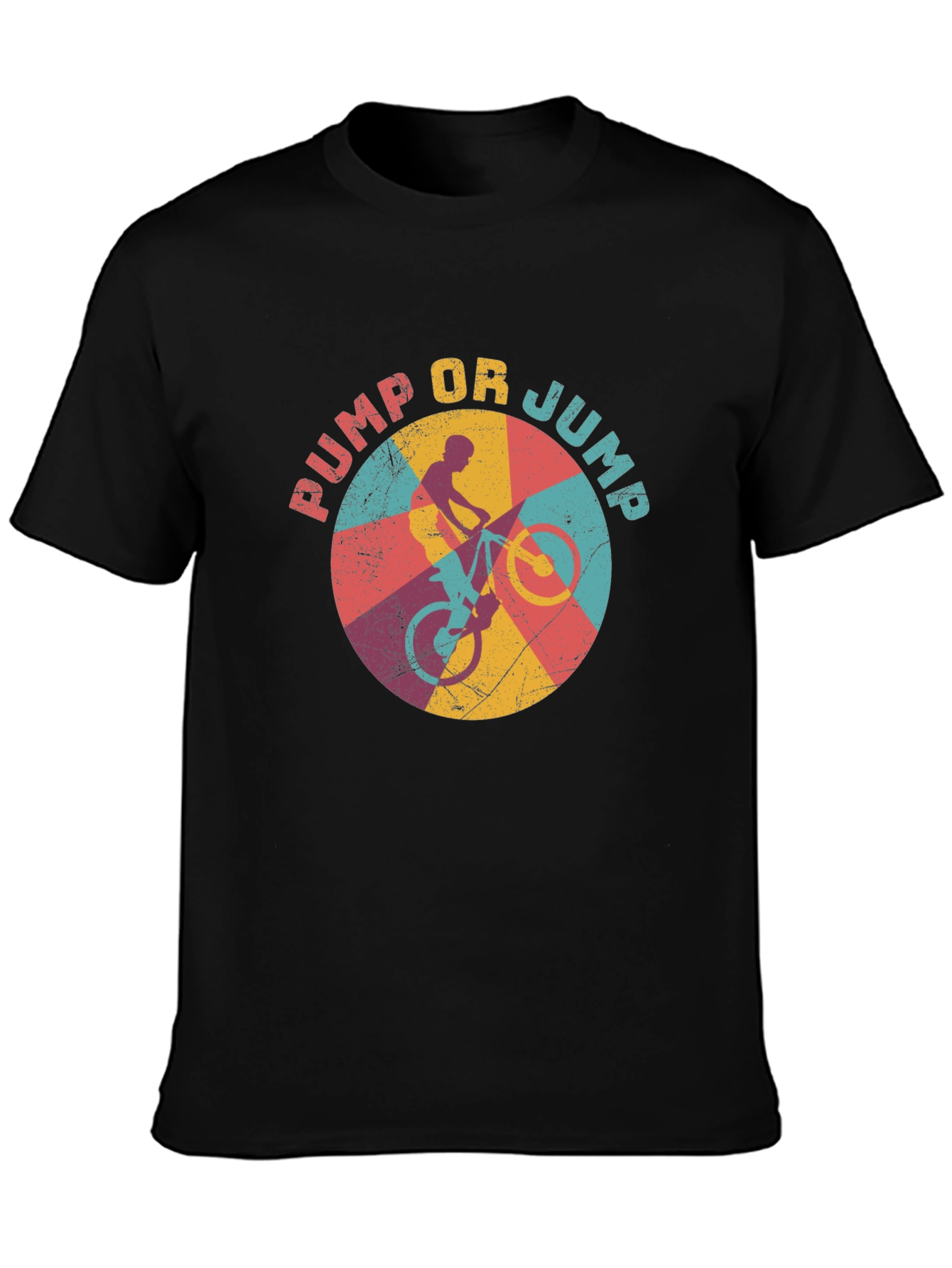 Pump or Jump Retro Cycling T-Shirt
