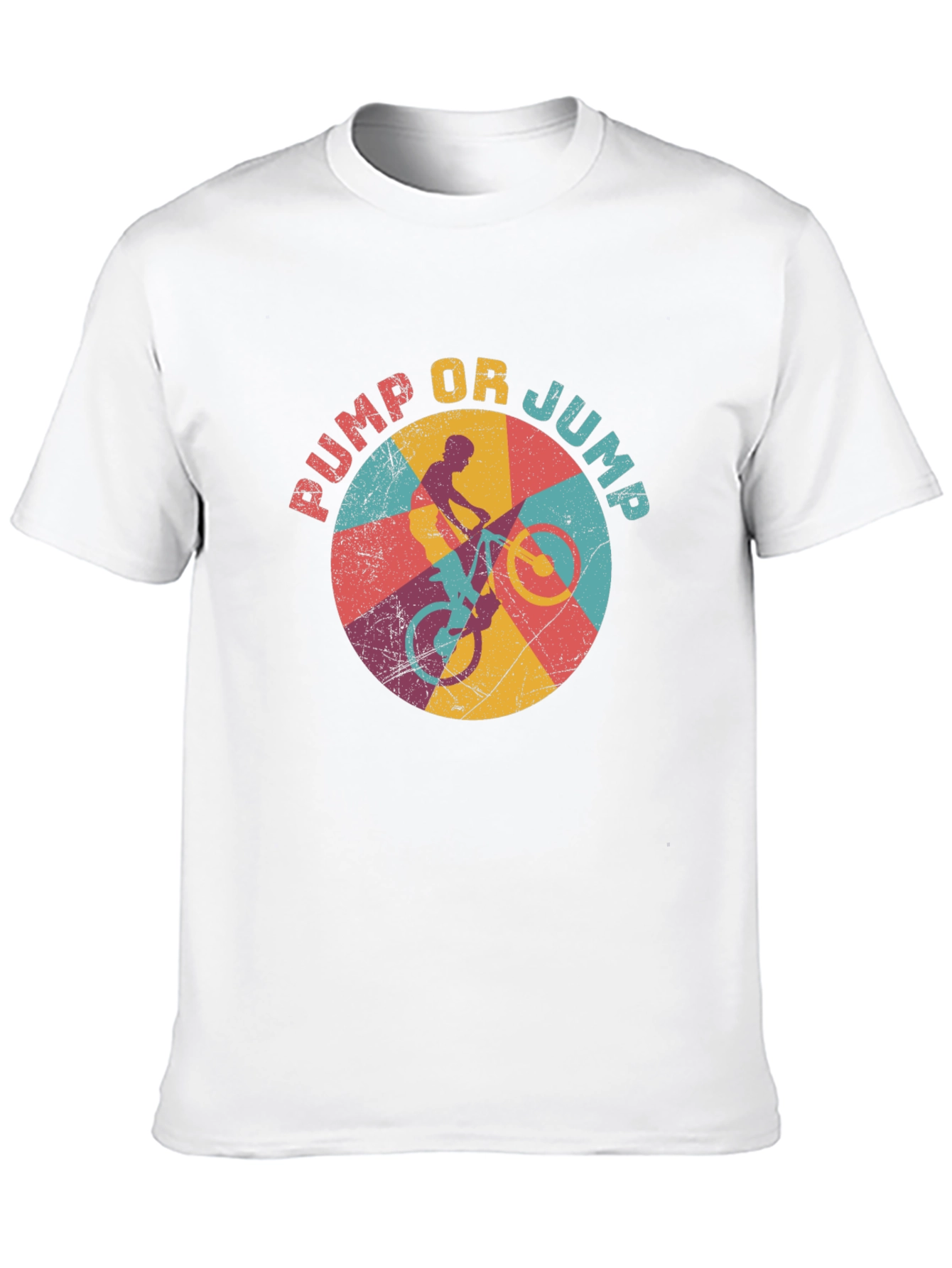 Pump or Jump Retro Cycling T-Shirt