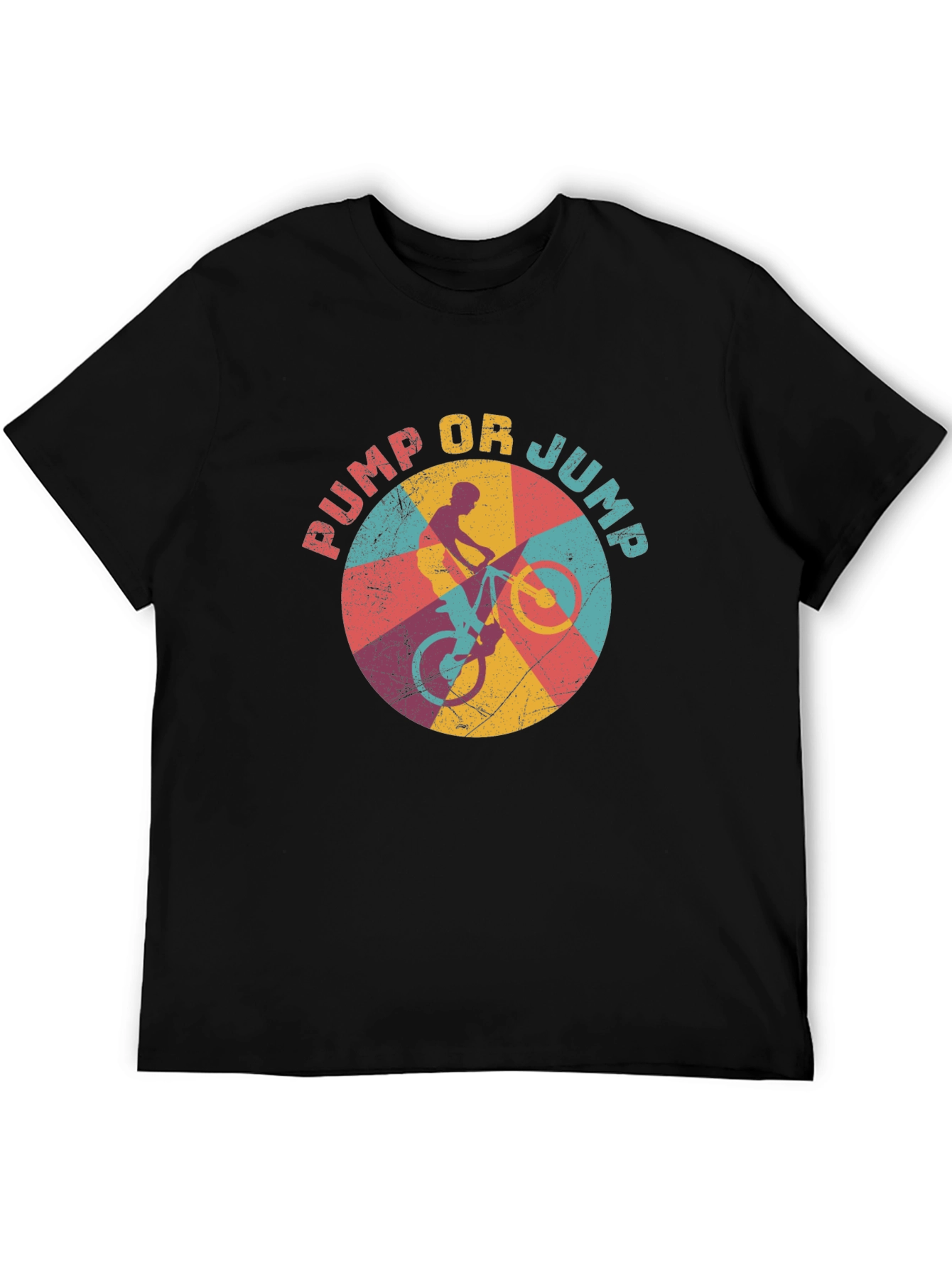 Pump or Jump Retro Cycling T-Shirt
