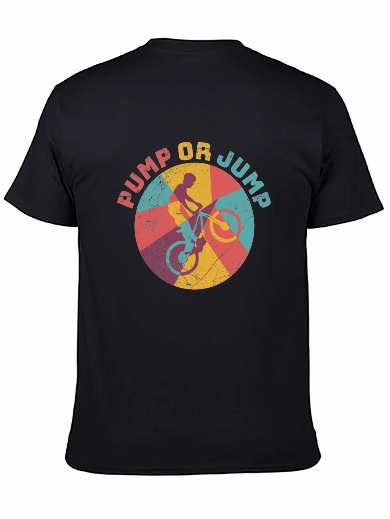 Pump or Jump Retro Cycling T-Shirt