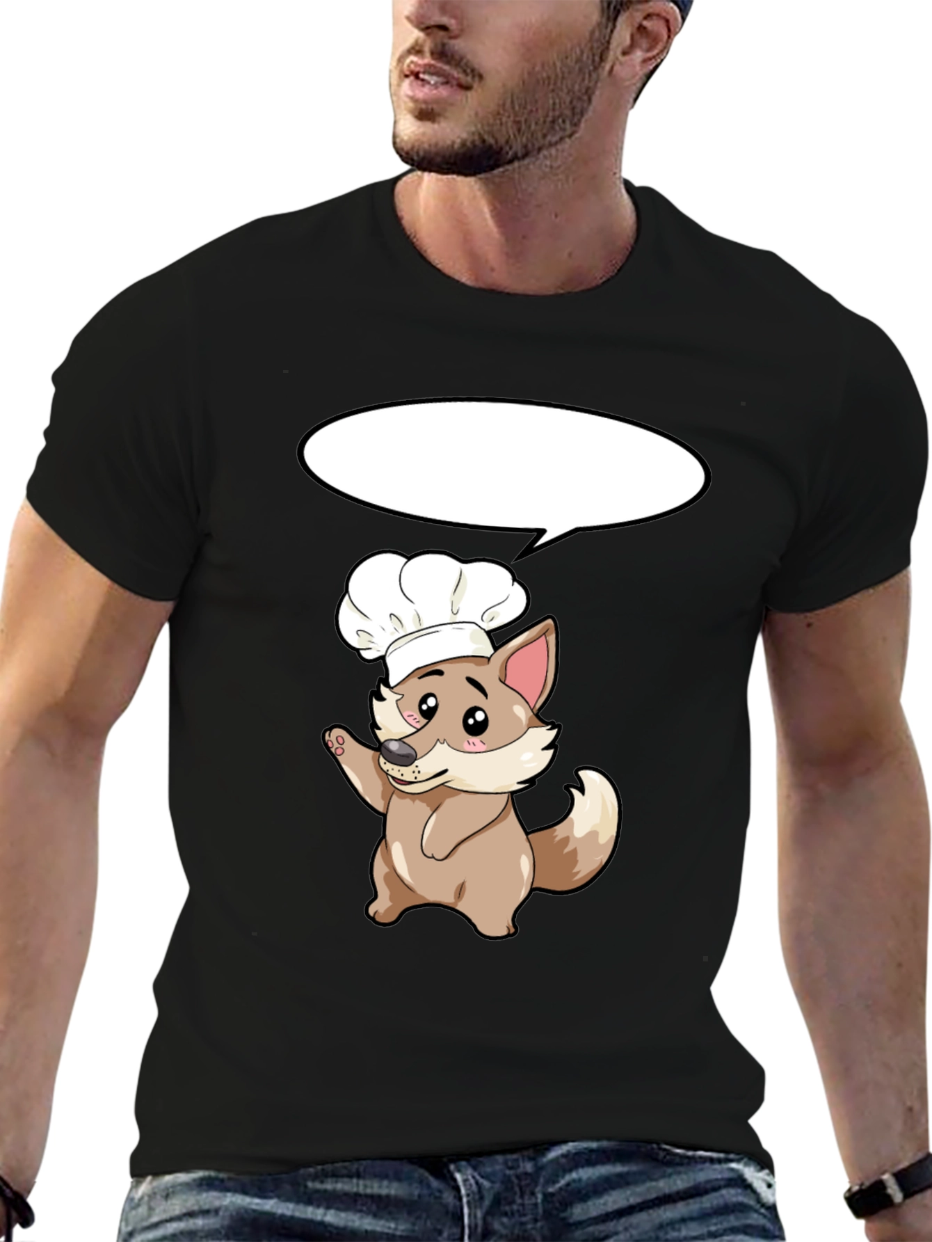 Chef Dog T-Shirt - Cute Cartoon Cook
