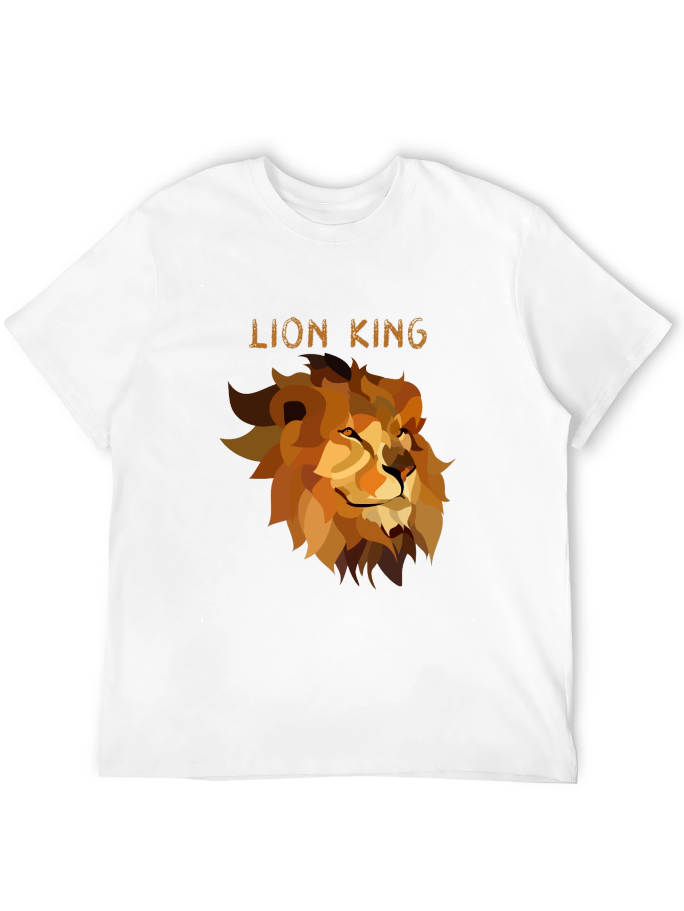 Lion King Graphic Print Black T-Shirt