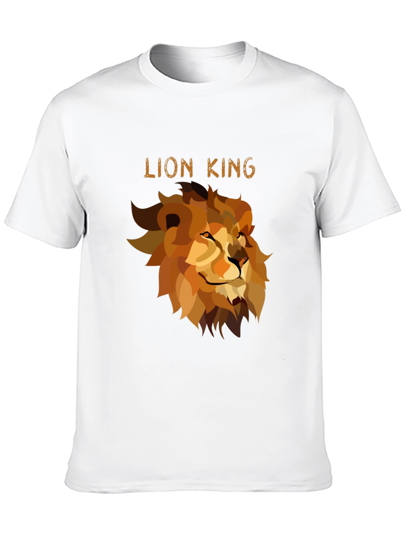 Lion King Graphic Print Black T-Shirt