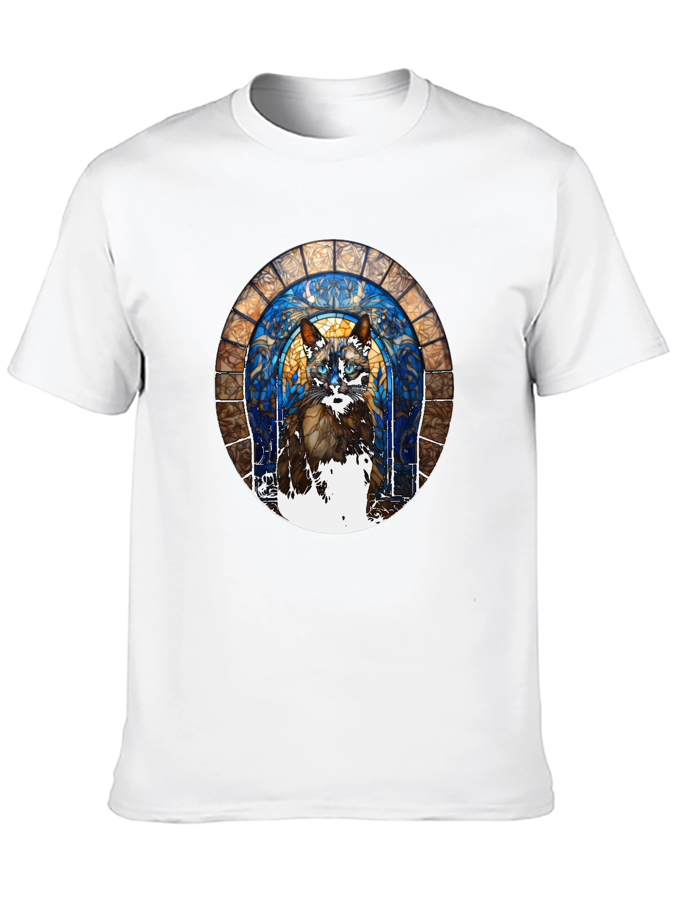 Stained Glass Cat T-Shirt
